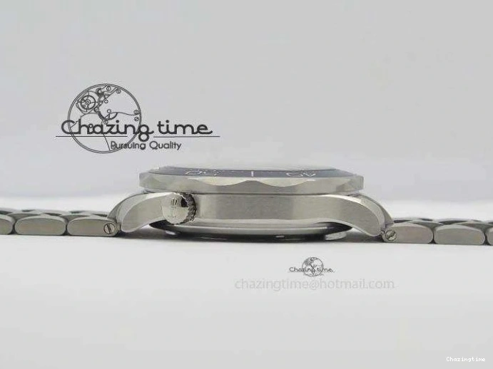 0226 WaterResistant Seamaster 300M SS MK 1:1 Best Edition Blue Dial Blue Ceramic Bezel On SS Bracelet A 8175